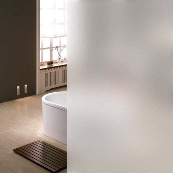 Frosted Window Film Privacy Film Opaque Blackout Film Window Sticker Glass Window Glazing Office Bathroom 60x200cm