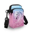 thumbnail image 3 of HELLHERO Pastel Horse Travel Crossbody Purse with with Adjustable Strap for Travel Daily Use, 3 of 7