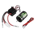thumbnail image 1 of RC Motor cepillado 20T 27T 35T 45T Brush Motor RC Motor ESC Kit para RC Car Crawler Hugtrwg Para estrenar, 1 of 9