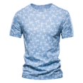 thumbnail image 3 of Spring And Summer Men‘S Casual Fashion Short-Sleeved Printed Retro Shirt, 3 of 6