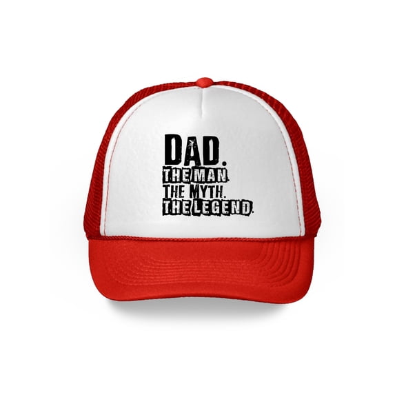 Awkward Styles Gifts for Dad Dad The Man The Myth The Legend Trucker Hat Legendary Dad Hat Funny Dad Hats with Sayings Dad The Man Snapback Hat Dad Accessories Funny Dad Gifts for Father's Day