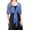 Blue, variant on Women Fashion Solid Buckle Shiny Metal Shawl Scarf Elegant Wraps Gold One Size