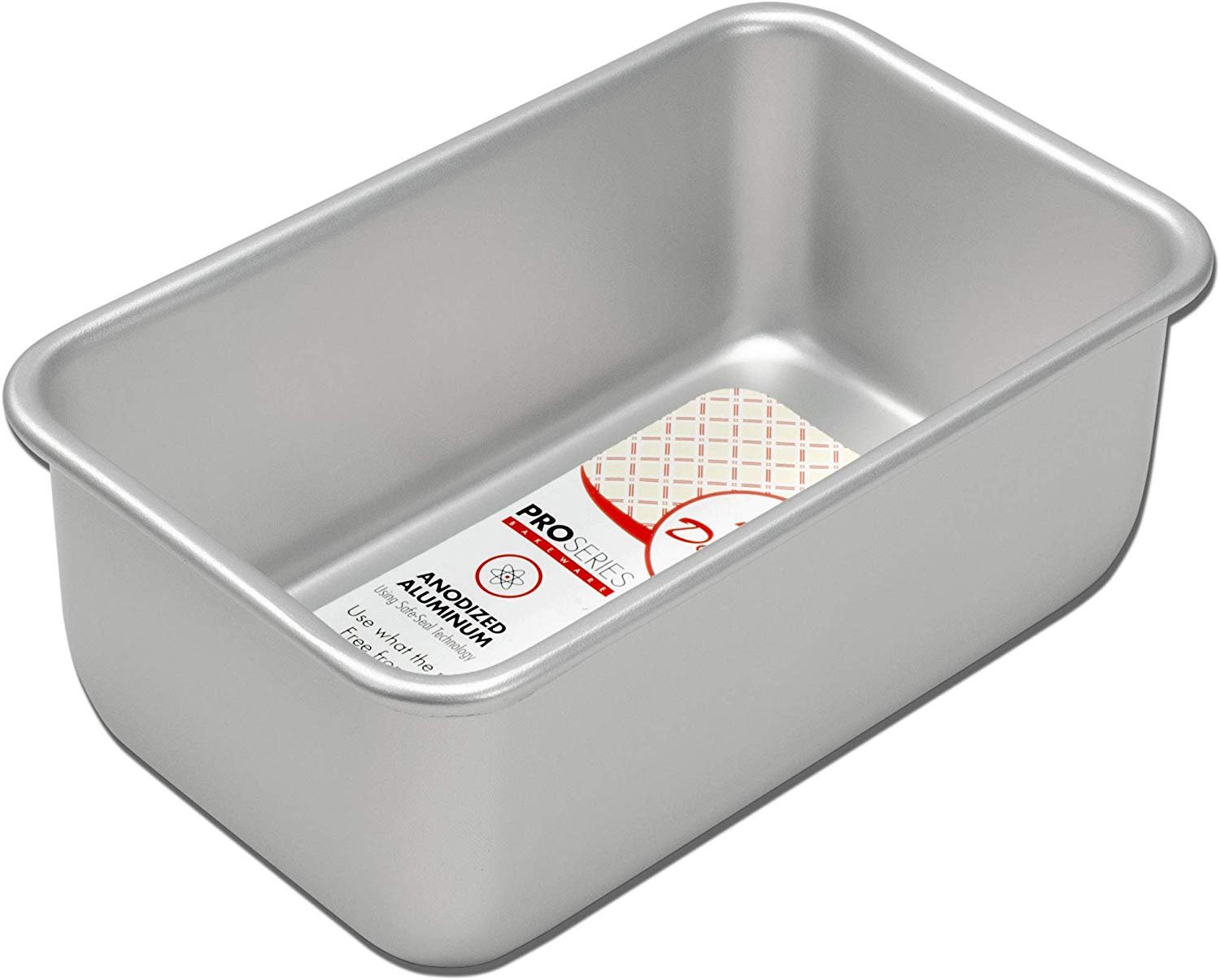 Fat Daddio's BP5641 Anodized Aluminum Bread Pan, 6.37 Inches by 3.75