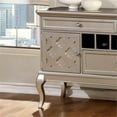 thumbnail image 5 of Furniture of America Bethlehem Wood Wine Rack Sideboard in Gold Champagne, 5 of 7