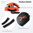 thumbnail image 5 of Trimmer Shoulder Strap, Padded Belt Double Trimmer Carrying Strap, Adjustable Easy Release Brush Cutter Harness Shoulder for Lawn Mowers(Orange), 5 of 7