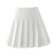 thumbnail image 3 of Falda Plisada De Cintura Alta Para Mujer Mini Falda De Patinadora De Tenis Uniformes Blanco S SM SunniMix Minifaldas de cintura alta, 3 of 8