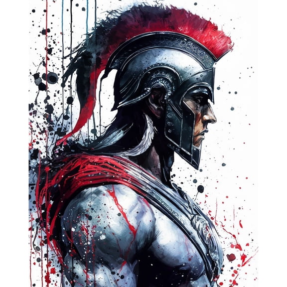 5D Diamond Painting Kits for Adults kids Beginners Paint By Diamond Set Round Full Drill Craft Diamond Art Painting Art Craft Painting Kit-Bloody Sparta