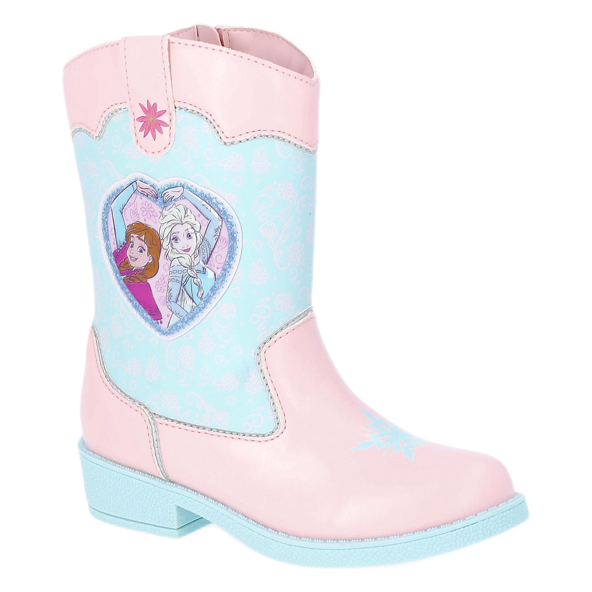 Disney Frozen Toddler Girls Western Cowboy Boots