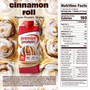 Premier Protein Shake, Cinnamon Roll, 30g Protein, 11 Fl Oz, 12 Ct