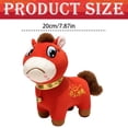 thumbnail image 3 of 20cm Crying Happy Horse Plush Toy - Two Faced Emotional Expression Stuffed Animal for Year of the Horse Mascot, Soft Skin Friendly Fabric for Kids Collectors, Huggable Novelty Gift, 3 of 8