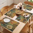 thumbnail image 5 of Vintage Geometric Placemats Set of 4, Watercolor Abstract Art Flower Texture Farmhouse Non-Slip Place Mats Washable Table Mats for Kitchen Dining Table Decorations Indoor/Outdoor, 5 of 9