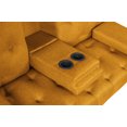 thumbnail image 3 of Sofá Cama de Lino Makora Modelo Caroli Con Portavasos, 3 of 8