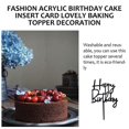 thumbnail image 3 of 10Pcs Cake Decoration Fashion Acrylic Cake Topper for Party, 3 of 4