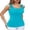 tul, variant on Womens Scalloped Neck Tank Tops Wider Straps Undershirts Ribbed Camisole Built-in Removable Bra Cami Shirt