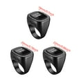 thumbnail image 5 of YIEMEEN Large Tasbih Finger Counter Rings Intelligent Azan Alarm Vibration Reminder Electronic Tasbih Finger Counter for Prayer, 5 of 17