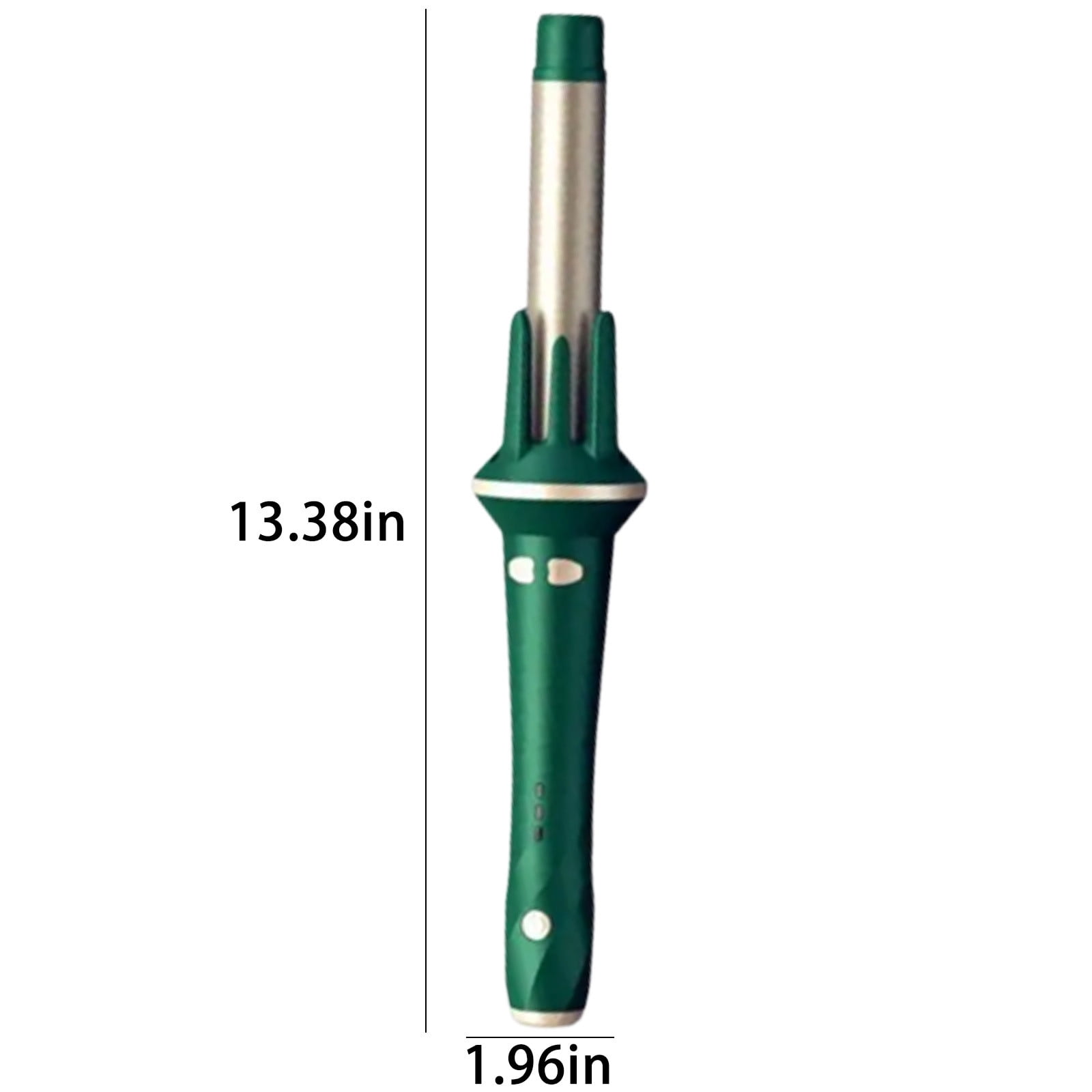 Betivan 2 Counts 2 Inch Curling Iron, Tourmalines Ceramic Curling Iron,Auto Rotate Left Rotate Right Rotate Barrel Produces Classic Curls – For Use On Short, Medium, Long Hair Green Purple