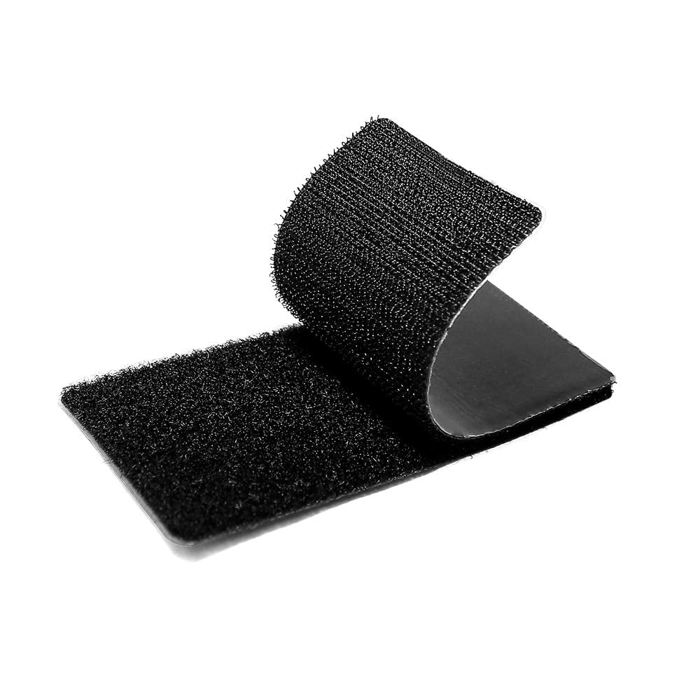 15 Sets Hook and Loop Strips with Adhesive Industrial Strength Sticky Back Fastener Heavy Duty Hook and Loop Tape for Mounting Hanging Organizing