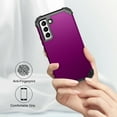 thumbnail image 5 of Decase for Samsung Galaxy S22 Case, Heavy Duty Hybrid Rugged Shockproof Case, Full Body Protective Cover For Samsung Galaxy S22,Purple, 5 of 6