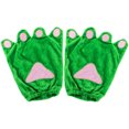 thumbnail image 1 of 1 par de disfraz de rana, guantes con pata de Animal para bebé, disfraz de Animal para niños, disfraz de Halloween, actuación de fiesta y juego de vestir, verde, 1 of 6