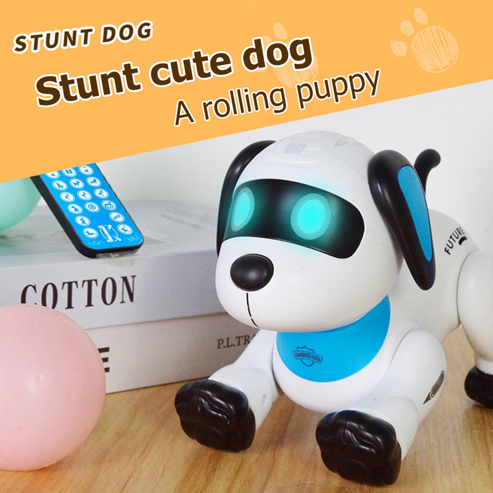 Robot Dog for Kid, Wireless Puppy Interactive Smart Toy, Educational  Electronic Robotic Pet Dog That Walk, Bark, Sing, Dance for Kids Boys and  Girls