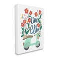 thumbnail image 3 of Stupell Industries Ciao Bella Motorbike Scooter Red Floral Design, 16 x 20, Design by Heather Strianese, 3 of 5
