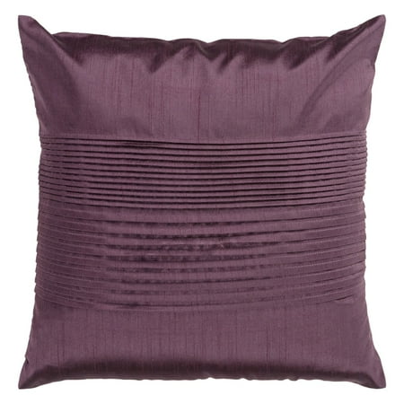Surya Tracks Decorative Pillow - Plum