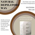 thumbnail image 3 of Zinc Oxide Depilatory Wax 18oz 500ml, Sharonelle, 3 of 4