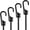 32", variant on 60 Inch Black Bungee Cords with Hooks Heavy Duty, 1 Pack