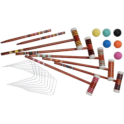 Halex Select 6Player Croquet Set for Outdoor Use