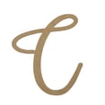 thumbnail image 1 of Wooden Letter Unfinished, Fairybells Font, Craft Cutout, 1 of 3
