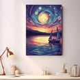 thumbnail image 2 of Avalon Travel Canvas Art Print, New Jersey Wall Canvas Starry Night, Avalon Canvas Painting decorNew Jersey Travel Picture -97AZ76, 2 of 2