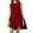 A Red, variant on Horkkom Mini Dresses for Women Summer Flowy Pleated Dress Beach Vacasion Sleeveless Dress Casual Solid Color Sundresses Blue S