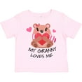 thumbnail image 3 of Inktastic My Granny Loves Me Bear and Hearts Boys or Girls Toddler T-Shirt, 3 of 5