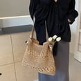 thumbnail image 5 of ibiyuan Women Crossbody Bags Woven Large Capacity Shoulder Tote Bag for Women, Fashion Handbag for Casual Beach Daily Outings Gifts, 5 of 7