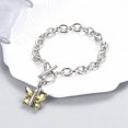 thumbnail image 4 of Crystal Butterfly Cremation Jewelry Urn Bracelet for Ashes Memorial Lockets Pendant Funeral Keepsake Jewelry for Ashes, 4 of 6