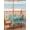 Teal, Gold, Beige, variant on Outdoor Tablecloth with Umbrella Hole & Zipper, Teal Rectangle Tablecloth 52x70 Inch, Vintage Abstract Oil Painting Art Modern Patio Table Cover Waterproof Table Cloth for Picnic/Party