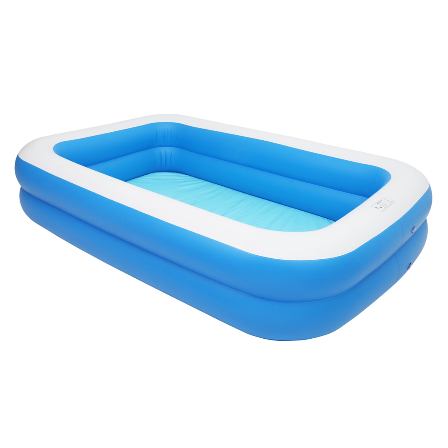 CIPACHO 102" Inflatable Swim Pool for Kids, X-Large Backyard Water Fun Park Pools, Blue CIPACHO 102" Inflatable Swim Pool for Kids, X-Large Backyard Water Fun Park Pools, Blue