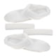 thumbnail image 3 of juego de forros de felpa extraíbles para zapatos de invierno con banda protectora, pantuflas de algodón con forro grueso, suelas cálidas y acogedoras para zapatos y botas, color blanco, talla 36-37, 3 of 7