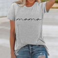thumbnail image 1 of MKLEKYY Camisetas Mujer Camisetas Casuales De Moda Para Mujer, Con Cuello Redondo, Estampadas, De Verano, De Manga Corta, Holgadas E Informales Talla L, 1 of 3