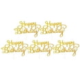 thumbnail image 2 of JJKBVCLO Happy Birthday Cake Topper , Custom Cake Decorations, Double Sided Glitter Card, 2 of 4
