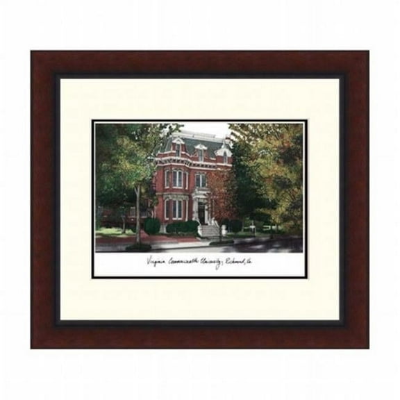 Campusimages VA983LR Virginia Commonwealth Legacy Alumnus Framed Lithograph