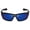 Black | Blue Mirror, variant on Wrap Around Polarized Sports Sunglasses for Men Women TR90 Frame Driving Running Fishing Sun Glasses