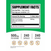 BulkSupplements Noni Extract Capsules, Superfood Supplement, Immune Support, 240 Capsules