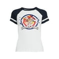 thumbnail image 5 of Looney Tunes Women's Graphic Print Raglan Tee, 5 of 5