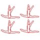 thumbnail image 3 of Clips de papel con forma de 2 cajas, ideales para regalo de oficina, clips de diseño gimnástico creativo, 3 of 8