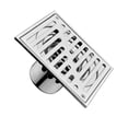 thumbnail image 1 of Cateissary Drenaje de piso de acero inoxidable, anticorrosión y fácil de instalar, colador de drenaje de piso de baño Accesorios de baño Tipo 1 110*110mm, 1 of 6