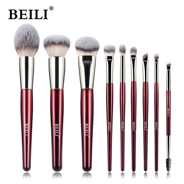 Beilirou 8 / 9 / 15 / 30 base maquillaje cepillo corrector sombra de ojos, ceja, pestañas, delineador de ojos conjunto combinado multifuncional