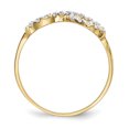 thumbnail image 2 of 14k Yellow Gold Cubic Zirconia Cz Infinity Symbol Ring, 2 of 7