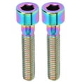 thumbnail image 2 of Bike Handlebar Stem Bolts Lightweight Titanium Alloy Mount for Road Mountain Bicycle, 2 of 7