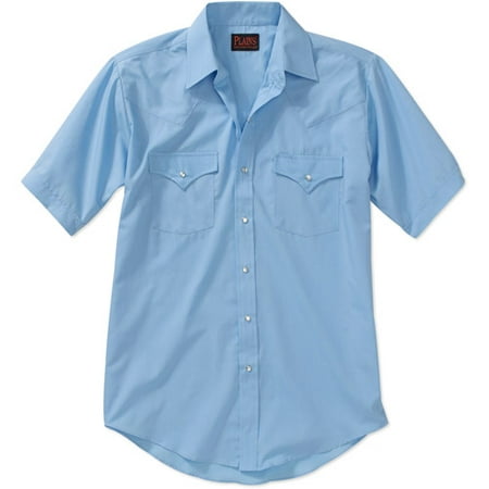 Plains - Men's Solid Western Shirt - Walmart.com